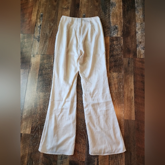 Kittenish Cream High-Waisted Trouser Pants. Size Small. NWT - Picture 4 of 12